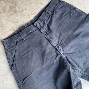 Y2K / Vintage / Black Flannel Lined Carhartt Pants